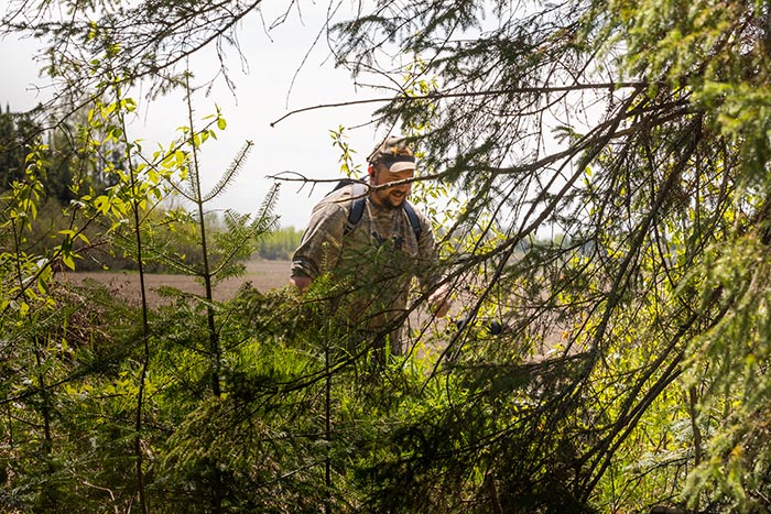 Pascal Laliberté chemin forêt - Fourrure Abitibi360