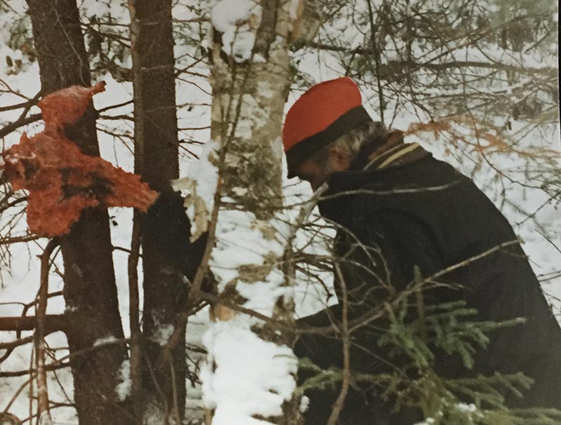 Grand-père trappeur - Pagaie Abitibi360